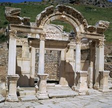 Temple of Hadrian in Ephesus, 2nd century. Artist: Unknown