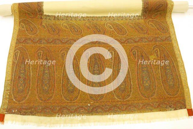 Shawl, India, 19th century. Creator: Unknown.