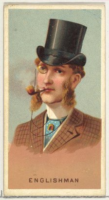 Englishman, from World's Smokers series (N33) for Allen & Ginter Cigarettes, 1888. Creator: Allen & Ginter.