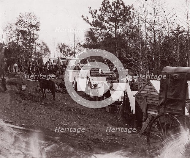 Crow's Nest, Battery and Lookout, 1864. Creators: Andrew Joseph Russell, Tim O'Sullivan.