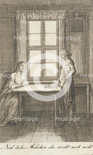 Illustration for Ehrenberg's 'Pocketbook for 1796', 1795. Creator: Daniel Nikolaus Chodowiecki.