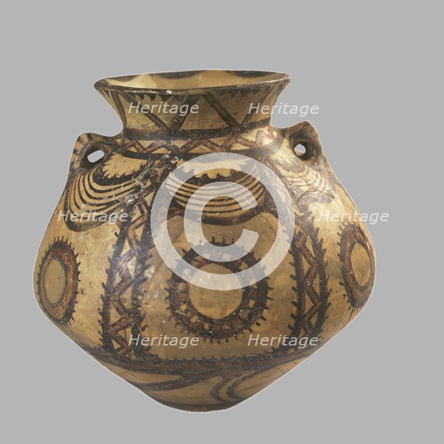 Amphora, 4th millenium BC. Artist: Prehistoric Russian Culture  