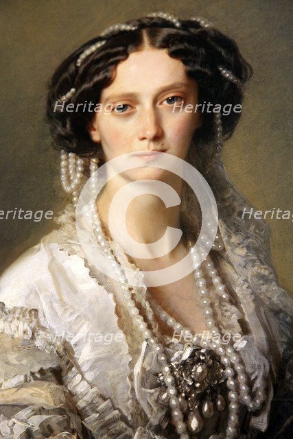 'Portrait of Empress Maria Alexandrovna', 1857. Artist: Franz Xaver Winterhalter