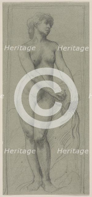 Nude Woman. Creator: Alphonse Legros (French, 1837-1911).