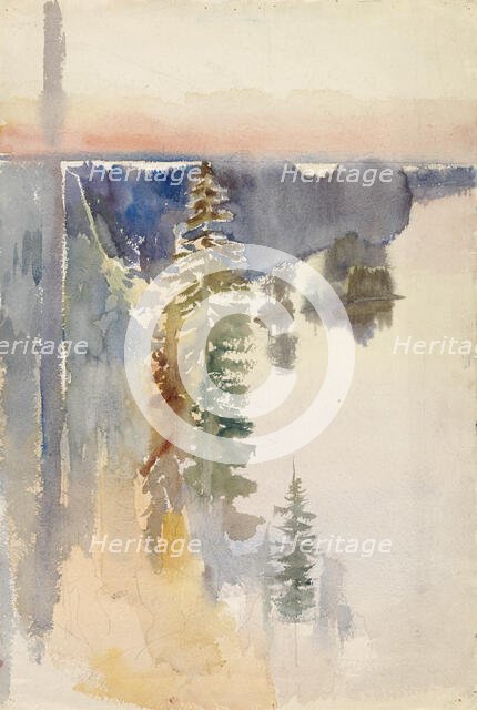 View from Kaukola Ridge, 1888-1889. Creator: Albert Edelfelt.