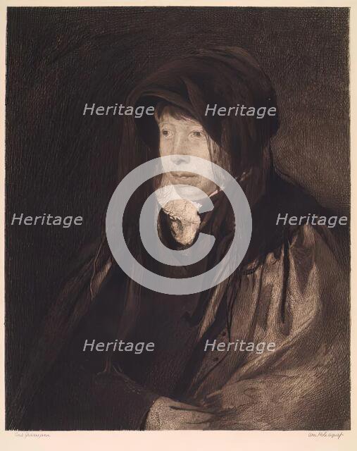 Portrait of the Artist's Mother, c1820s. Creators: Andrew Geddes, William Brassey Hole.