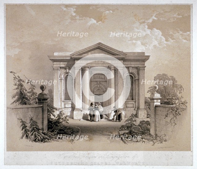 View of Sutherland Chapel, Walworth, Southwark, London, c1842. Artist: George Hawkins