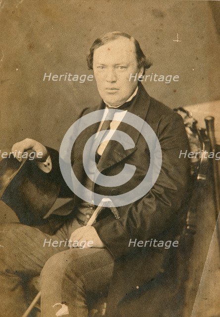 Alexander Ostrovsky, Russian dramatist, late 1850s. Artist: Unknown