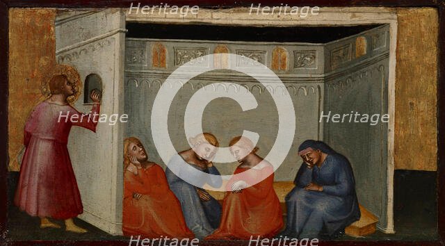 Scene from the Legend of St Nicholas, about 1400-1410. Creator: Bicci di Lorenzo.