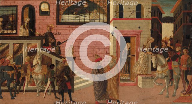 The Rape of Lucretia, late 15th-early 16th century. Creator: Master of Marradi.