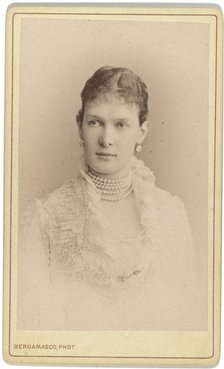 Grand Duchess Maria Pavlovna of Russia (1854-1920), between 1870 and 1880.