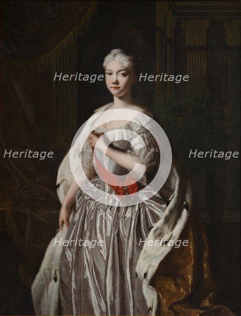 Portrait of Grand Duchess Natalya Alexeyevna of Russia (1714–1728), End 1720s. Artist: Anonymous  