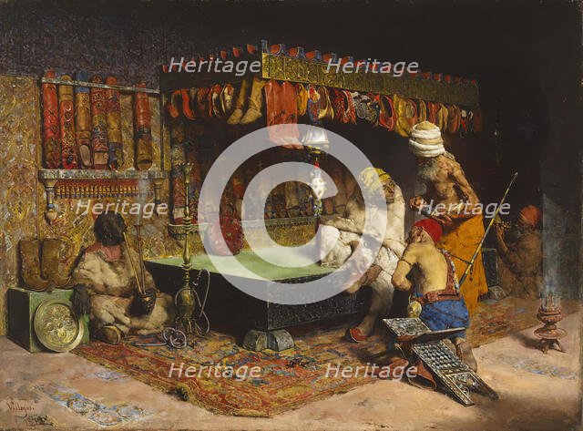 The Slipper Merchant, 1872. Creator: José Villegas Cordero.