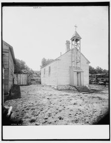 Old Indian Church, Petoskey, between 1890 and 1901. Creator: Unknown.