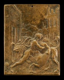 Hercules and a Centaur, 1507 or before. Creator: Moderno.