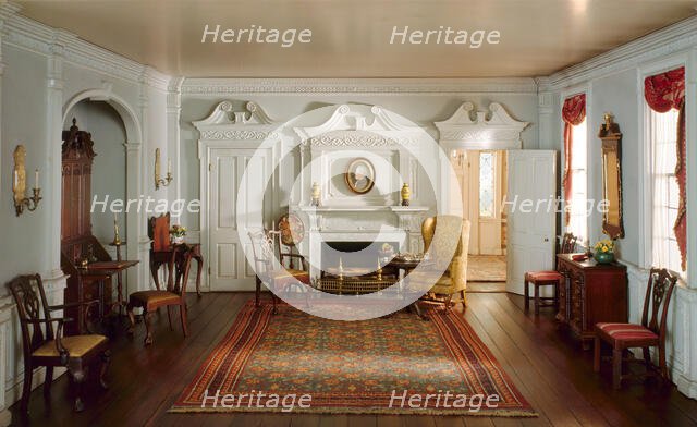 A11: Rhode Island Parlor, c. 1820, United States, c. 1940. Creator: Narcissa Niblack Thorne.