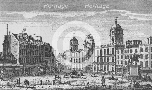 Northumberland House, Charing Cross, Westminster, c1753 (1911).  Artist: Thomas Bowles.