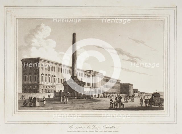 The Writers' Buildings, Calcutta (image 2 of 3), 1812. Creators: Thomas Daniell, William Daniell.