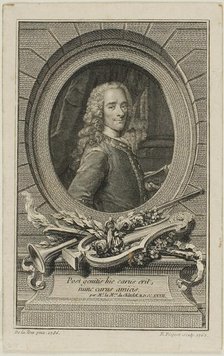 Voltaire, 1762. Creator: Etienne Ficquet.