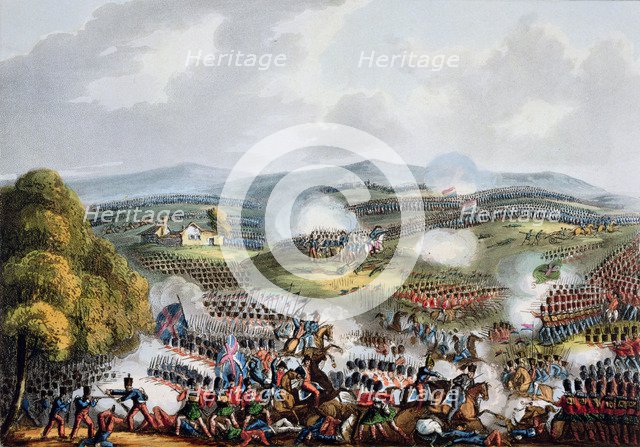 'Battle of Quatre Bras, June 16th 1815'. Creator: Thomas Sutherland.