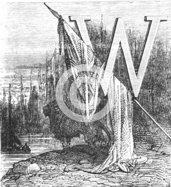 'The British Lion', 1872.  Creator: Gustave Doré.