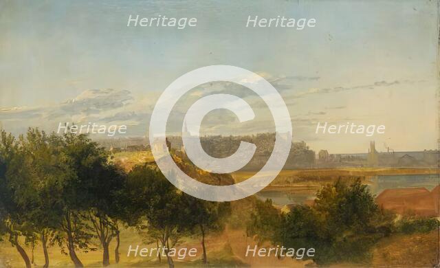 View of Aberdeen from the South, 1850-1870. Creator: James William Giles.