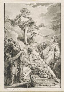 The Sacrifice of Iphigenia, 1769. Creator: Jean-Michel Moreau.