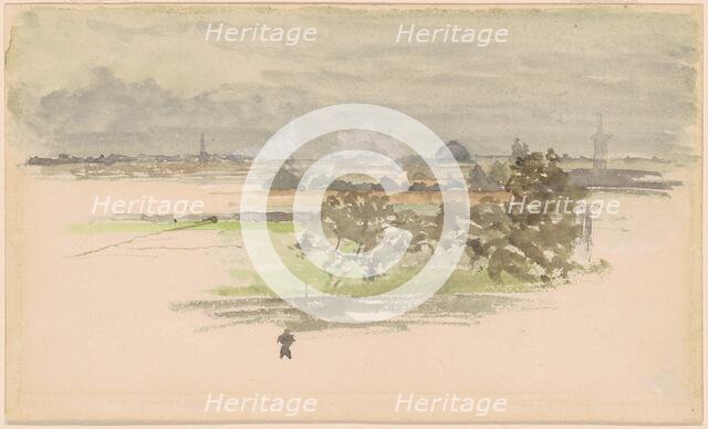 Marsh in Zeeland, c. 1900. Creator: James Abbott McNeill Whistler.