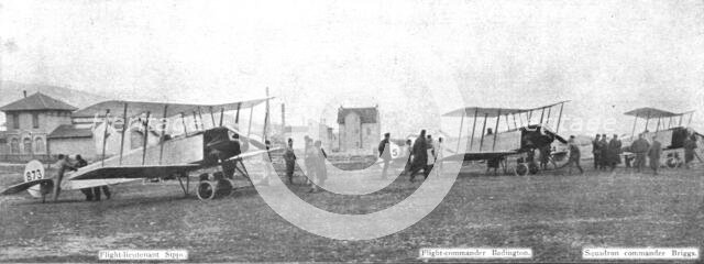 ''Ceux de l'air et ceux de la route; Un raid Anglais sur Friedrichshafe..., 1914. Creator: Unknown.