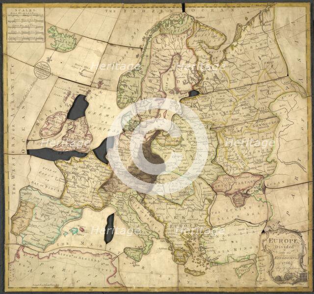 Spilsbury jigsaw, 1766. Creator: John Spilsbury.
