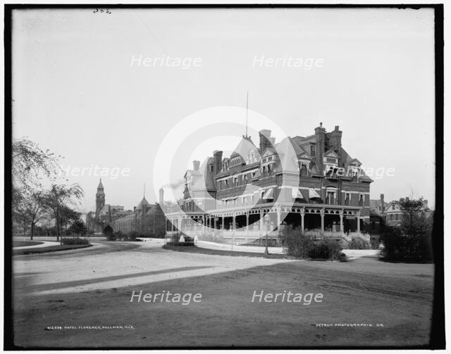 Hotel Florence, Pullman, Ill's., between 1890 and 1901. Creator: Unknown.