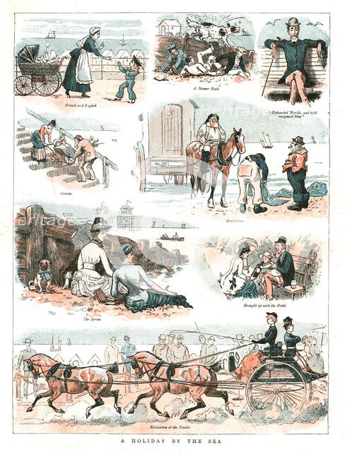 ''A Holiday by the Sea', 1888. Creator: Unknown.