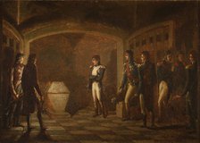 Napoleon before the Tomb of Frederick the Great .
