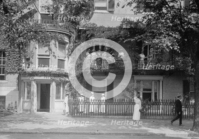 Woman Suffrage - Cameron House, Headquarters, 1915. Creator: Harris & Ewing.