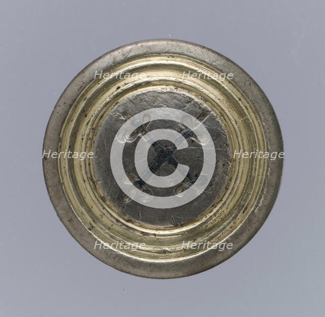 Disk brooch, Late Roman, late 4th-early 5th century. Creator: Unknown.