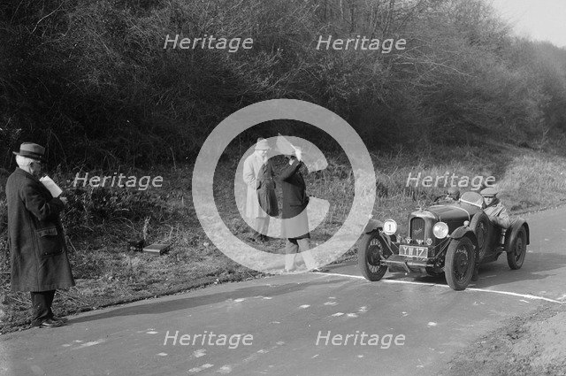 Derby Sports competing in the JCC Half-Day Trial, 1930. Artist: Bill Brunell.