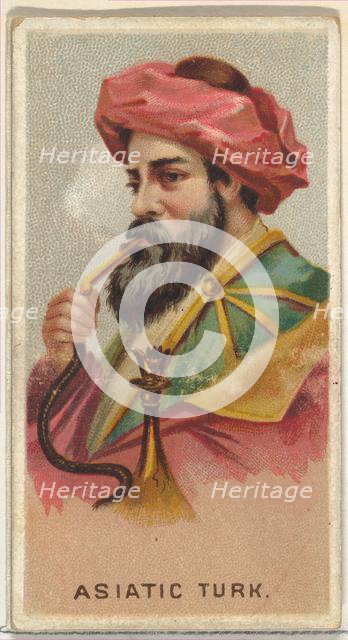 Asiatic Turk, from World's Smokers series (N33) for Allen & Ginter Cigarettes, 1888. Creator: Allen & Ginter.