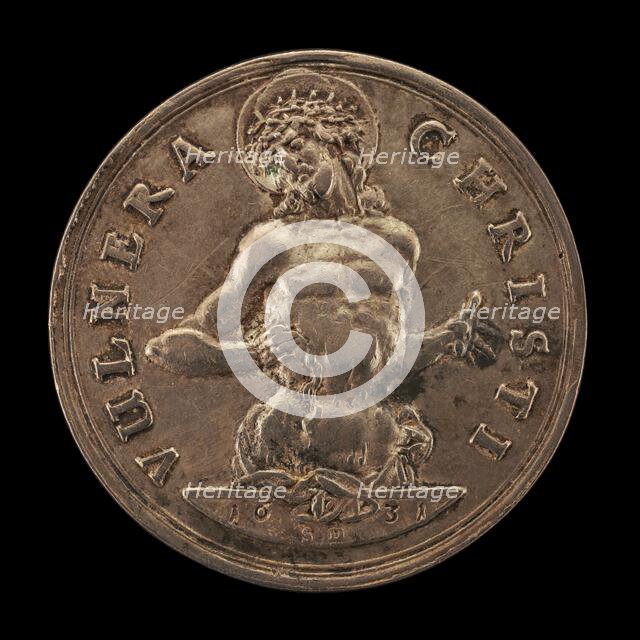 The Man of Sorrows [obverse], 1631. Creator: Sebastian Dadler.