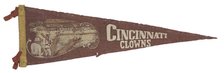 Pennant for the Cincinnati Clowns, 1943 - 1945. Creator: Unknown.
