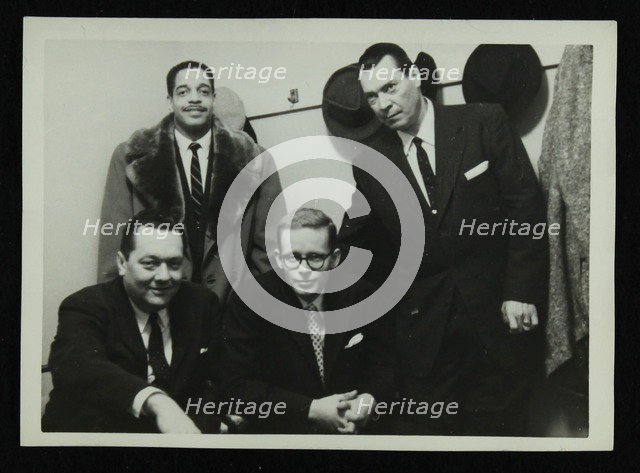 Band members of the Eddie Condon All Stars, 1957. Artist: Denis Williams