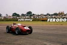 Ferrari, Peter Collins, 1958 British Grand Prix. Creator: Unknown.