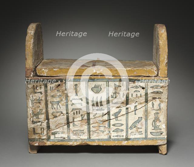 Shawabty Box of Ditamenpaankh (cover), 715-656 BC. Creator: Unknown.