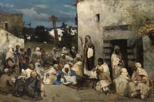 The Sermon at Capernaum. Artist: Kotarbinsky, Vasilii (Wilhelm) Alexandrovich (1849-1921)