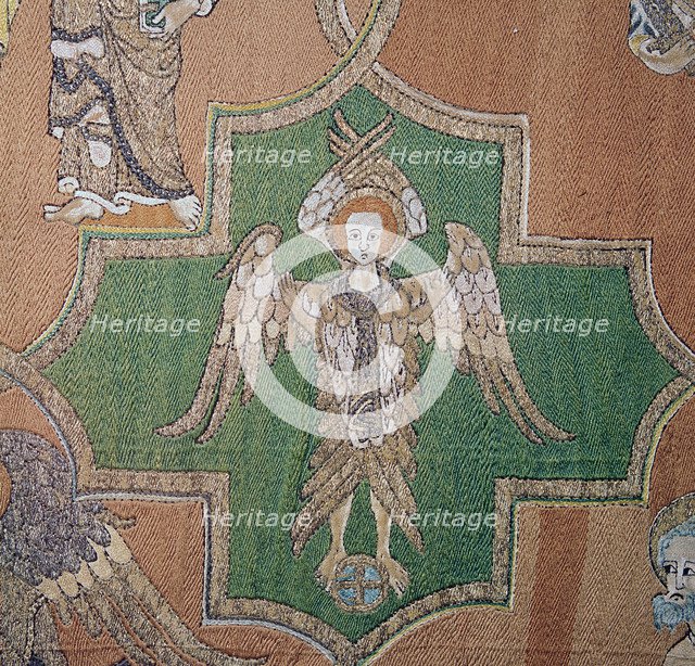 Detail of an angel from the Syon Cope, 14th century. Artist: Unknown