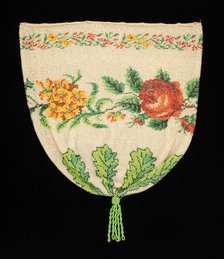 Evening pouch, German, 1840-60. Creator: Unknown.