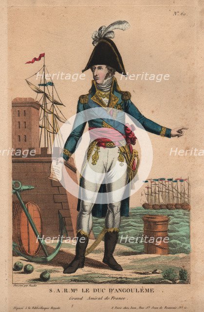 Louis Antoine of France, Duke of Angoulême (1775-1844), ca 1820.