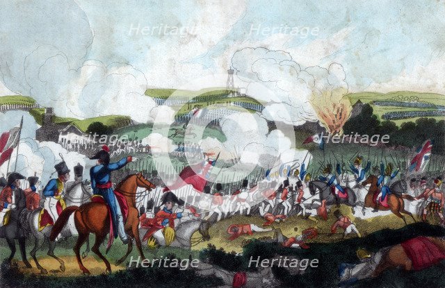 The Battle of Waterloo, 1815 (1816). Artist: Romney