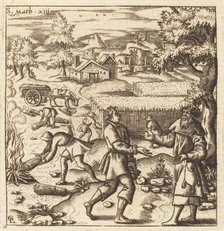 Parable of Weeds in the Wheat, probably c. 1576/1580. Creator: Leonard Gaultier.