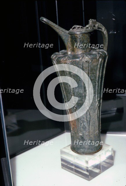 Bronze Celtic Flagon from Durrnberg, 5th Century BC. Artist: Unknown.