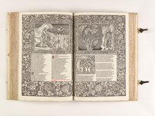 The Kelmscott Chaucer - The Works of Geoffrey Chaucer Now Newly Imprinted, 1896. Creator: Sir Edward Coley Burne-Jones.